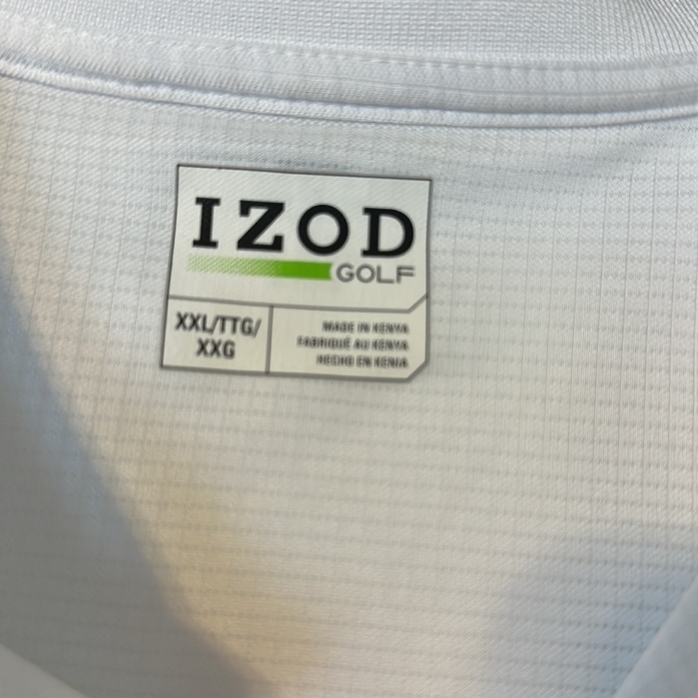 IZOD mens golf polo; size xxl - Picture 3 of 5
